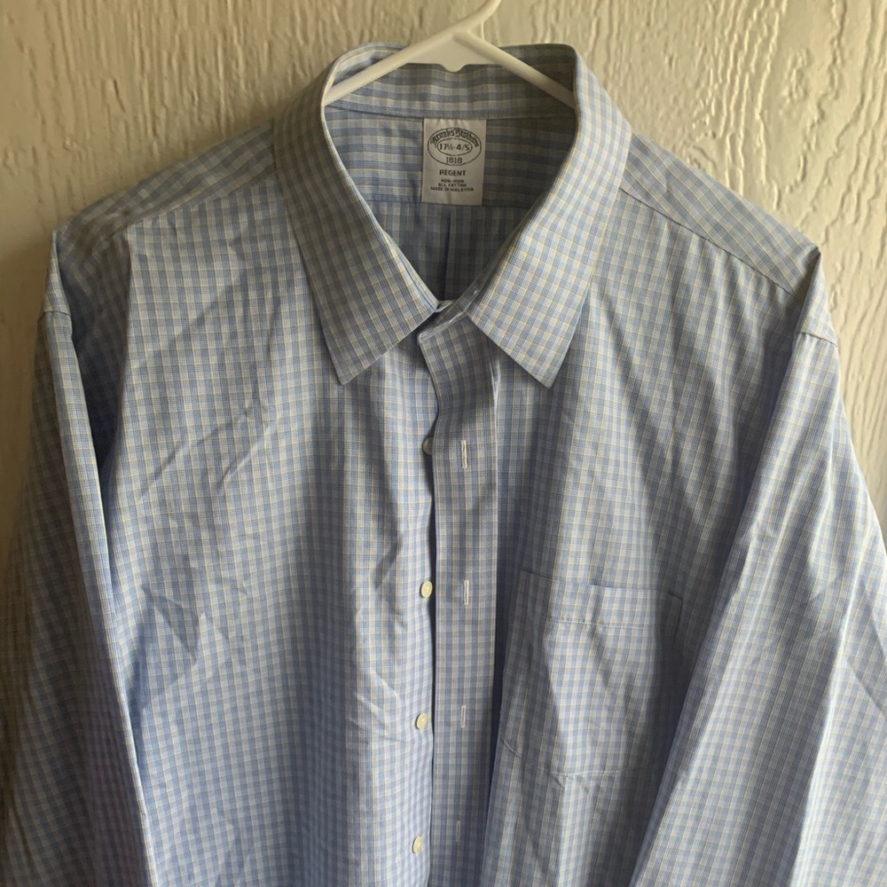 SOLD: Brooks Brothers 17.5 4/5 LOT dress shirts